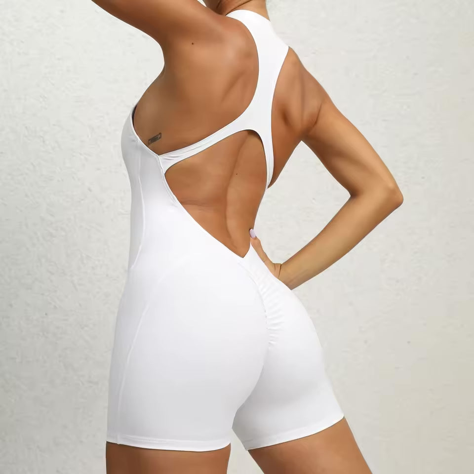 Milana Jumpsuit - White and Black