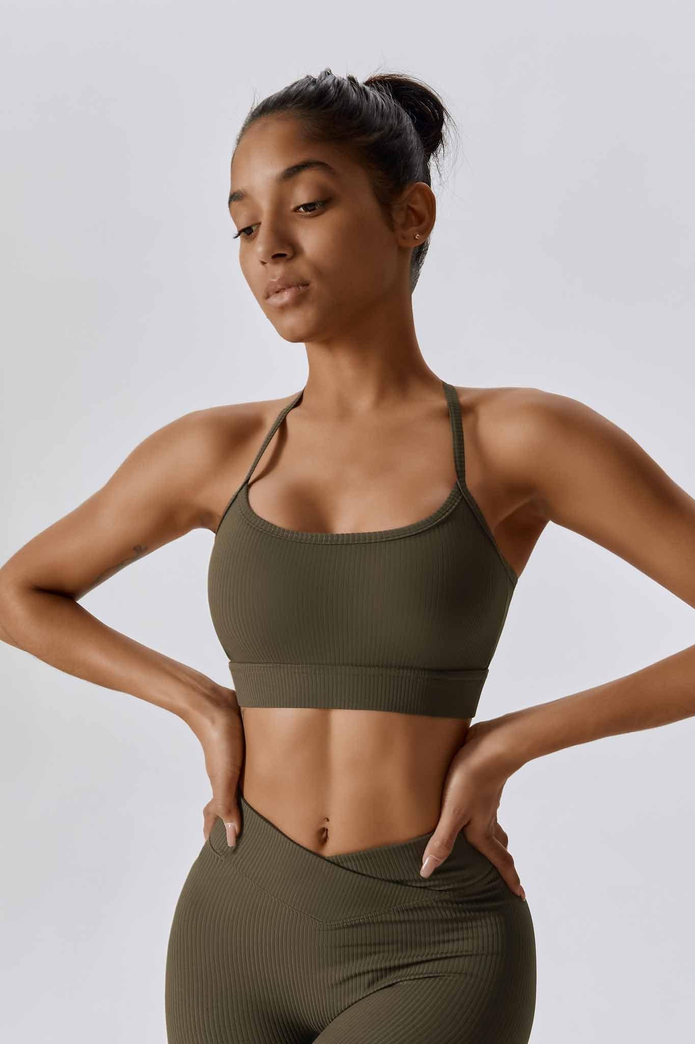 Isla Revive Sports Bra - Olive