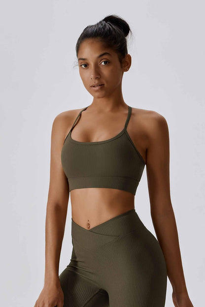 Isla Revive Sports Bra - Olive