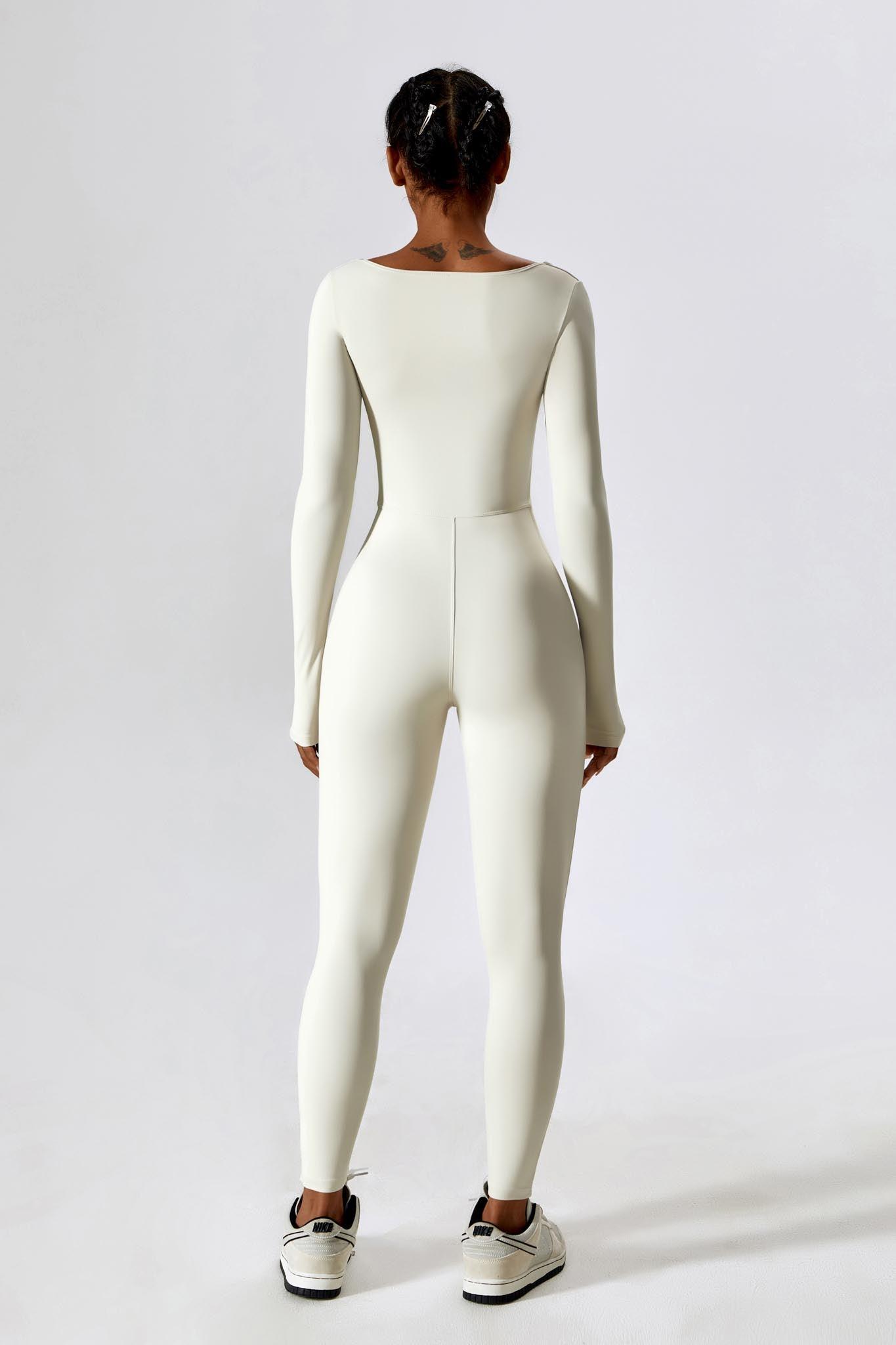 Sophia Jumpsuit - Porcelain White
